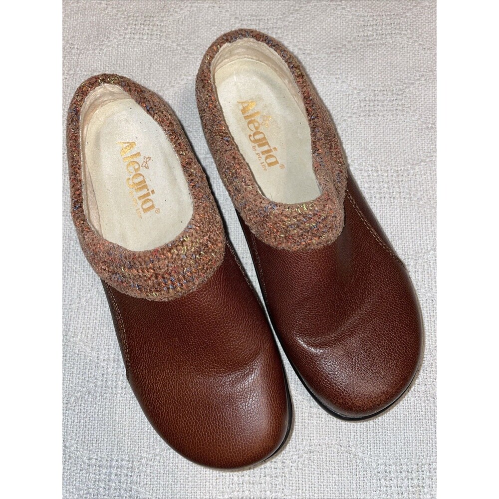 Alegria Women’s Occupational Shoes Sz 36 U.S. 5 M Brown Leather Nursing Hospital